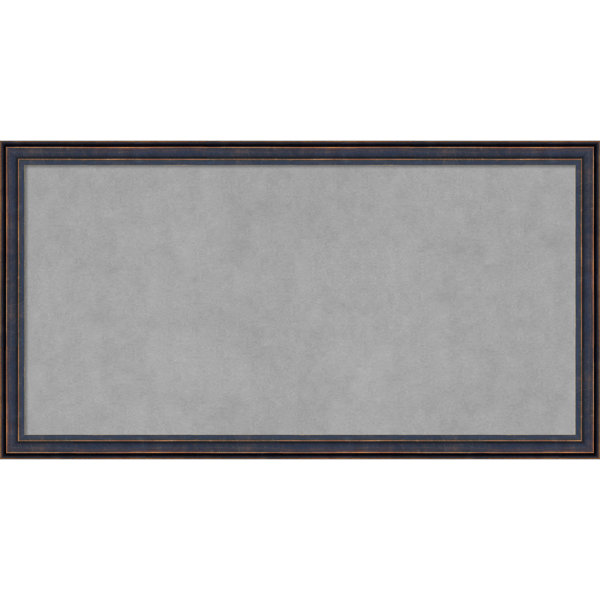 Amanti Art Dark Bronze Scoop Frame Metal Board Wayfair